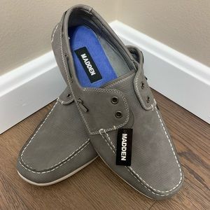 Men’s size 9, Steve Madden shoes, Gray